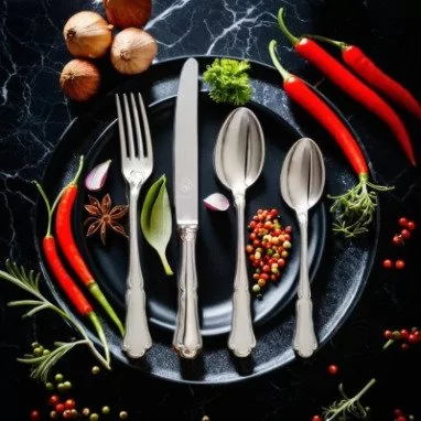 Sztućce posrebrzane