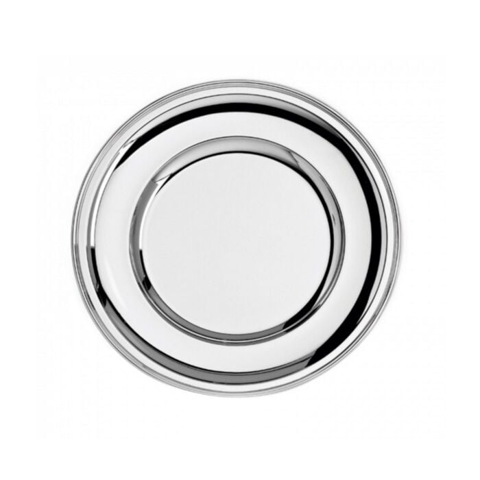 Srebrny Talerz okrągły Średnica 38 cm wzór Inglese 760 gram