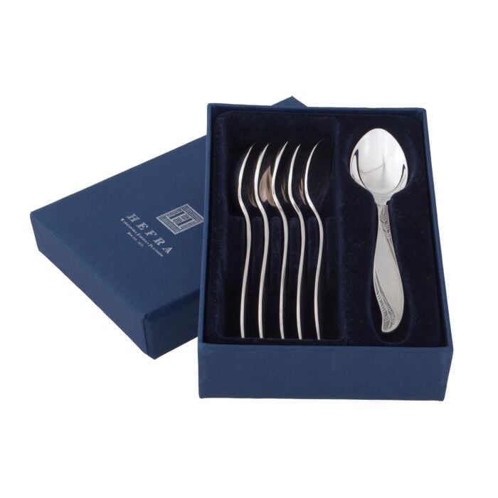 łyżeczki do kawy styl Amerykański oksydowany Hefra