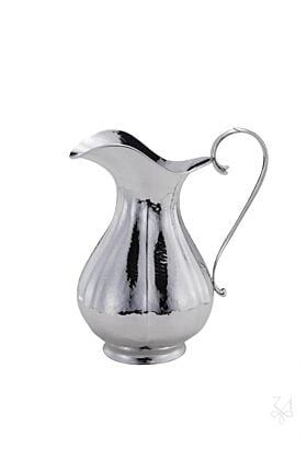 Srebrny Dzbanek do wody 900 ml 23 cm Młotkowany