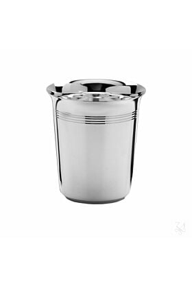 Srebrny Kubek dla dziecka 7,5 cm z 4 rzędami