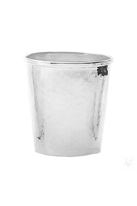 Srebrny Kubek dla dziecka Stożkowy klepany 4,5 cm