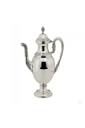 Srebrny Dzbanek do kawy 26 cm Impero