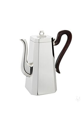 Srebrny dzbanek do kawy 925 Octagonal