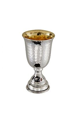 Srebrny kieliszek do wódki pozłacany Inglese 5,5 cm