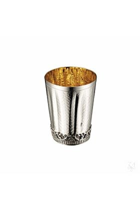 Srebrny Kubek pozłacany Kiddush Zurich 8 cm