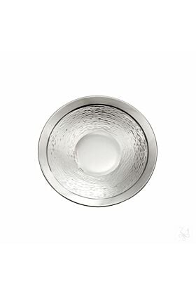 Srebrna podstawka do kubka młotkowana Kiddush Średnica 12 cm
