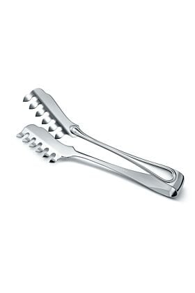 Srebrny Szczypce do Spaghetti Inglese Zaramella Argenti