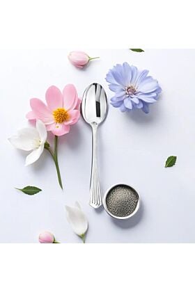 Duża srebrna łyżeczka dla dziecka Meridiani