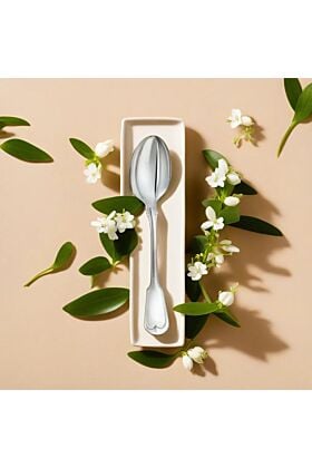 Duża srebrna łyżeczka dla dziecka Mauriziano