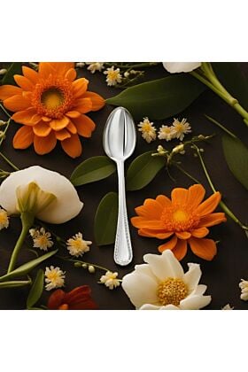 Duża srebrna łyżeczka dla dziecka Regina Anna