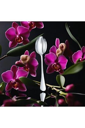 Duża Posrebrzana Łyżeczka dla Dziecka Spagnolo