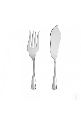 Srebrny zestaw do ryb dla 1 osoby Danese