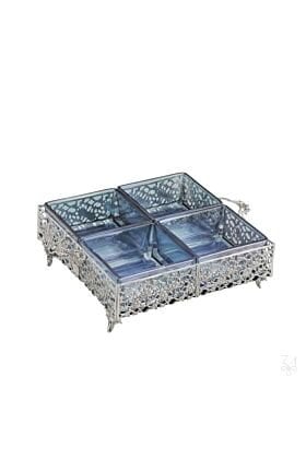 Srebrne Naczynie na przystawki kwadratowe 180 gram