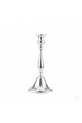 Srebrny Świecznik 1 ramienny Zurich 25 cm