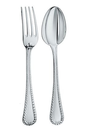 Srebrny widelczyk i srebrna łyżeczka Regina Anna