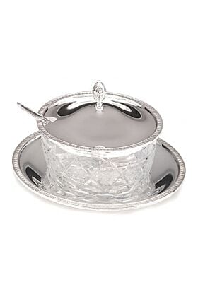 Srebrna Miska do sera Impero okrągła 270 gram