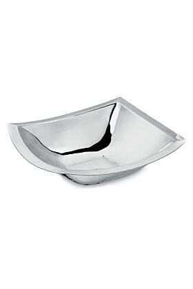 Srebrna Miska kwadratowa Percosi gładka 400 gram