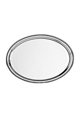 Srebrna Taca owalna Impero - bez uchwytów 200 gram