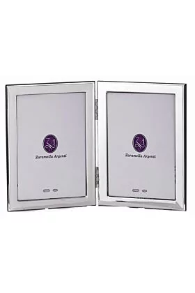 Podwójna Srebrna Ramka na zdjęcie King & Queen 20 x 25