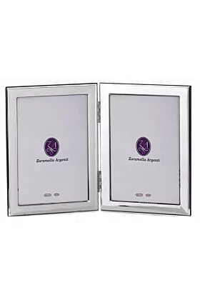 Podwójna Srebrna Ramka na zdjęcie King & Queen 6 x 9