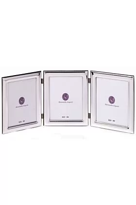 Potrójna Srebrna Ramka na zdjęcie Rzym 13 x 18