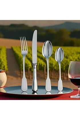 Srebrny komplet obiadowy na 1 osobę Cardinale Zaramella Argenti