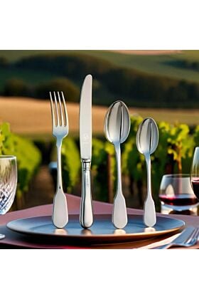 Srebrny komplet obiadowy na 6 osób Cardinale Zaramella Argenti