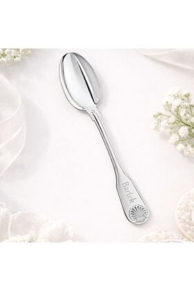 Łyżeczka Srebrna 14,5 cm Conchiglia