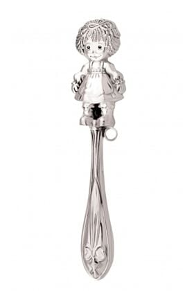 Srebrna Grzechotka - Wzór Dziewczynka