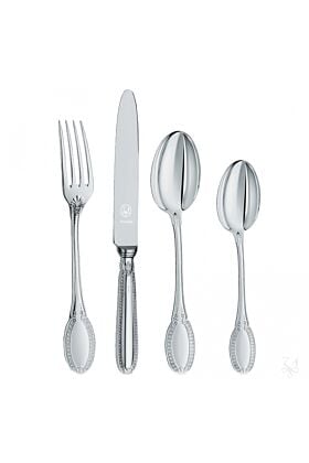 Posrebrzane Sztućce Impero komplet obiadowy dla jednej osoby  Zaramella Argenti
