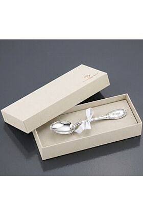 Srebrna łyżeczka Impero o długości 14,5 cm, wykonana ze srebra próby 925