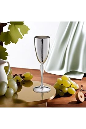 kieliszek ze srebra do szampana matowy