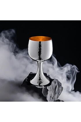 Kieliszek do wina srebrny 925  Kiddush Cup - Wzór Botticella