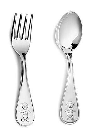 widelczyk srebrny łyżeczka srebrna dla dziecka z Misiem