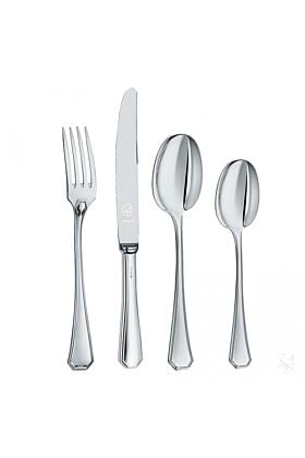 Srebrny zestaw obiadowy Ottagonale