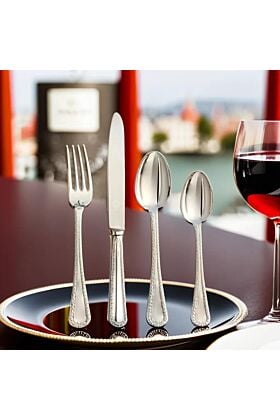 Srebrny komplet obiadowy na 1 osobę Regina Anna Zaramella Argenti