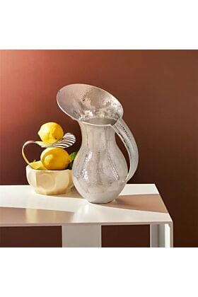 duży srebrny dzbanek salome młoteczkowany