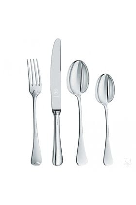 Posrebrzane Sztućce Spagnolo komplet obiadowy na 12 osób