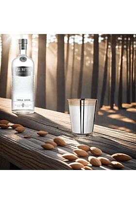 srebrny kieliszek  925 pozłacany 4 cm